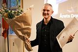 Folketingsmedlem Sjúrður Skaale modtog prisen for Årets danske Tale 2024. Foto: Mikkel Randløv/elektrofilm.