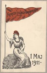 1. maj-plakat. Det Kgl. Biblioteks billedsamling